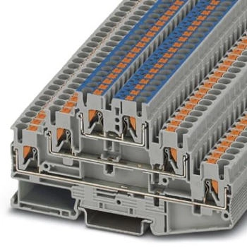 Phoenix Contact Mehrstockklemme PT 2,5-L/L/N Push-In-Klemme Grau (3210500)