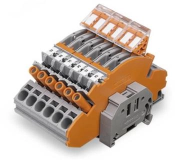 Wago Klemmenblock f&uuml;r Stromwandlerschaltung mehrfarbig Push-In-Klemme (2007-8875)