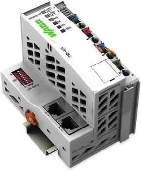 Wago Controller Modbus TCP, 4. Generation, 2 x ETHERNET, lichtgrau (750-891)