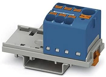 Phoenix Contact Verteilerblock PTFIX 10/6X4-NS35 BU Zugfeder Blau (3273594)