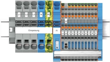 Wago TOPJOB®S-Unterverteiler-Set mit Betätigungsöffnung und Drücker (821-106)