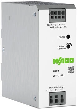 Wago Prim&auml;r getaktete Stromversorgung Base 1-phasig DC 24V 10A (2587-2146)
