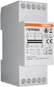 Wallair Klingel-Transformator 4 V, 8 V, 12 V 2 A (1TDTR3820)