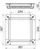 OBO Bettermann UGD55 250-3 9R Unterflur-Gerätedose 367x367x55mm Stahl (7410060)