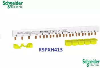 Schneider Electric Phasenschiene Stift 3P+N 63A 13 Module (R9PXH413)