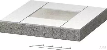 OBO Bettermann Endst&uuml;ck f&uuml;r BSK I90/E30 Glasfaserleichtbeton grau (7215258)