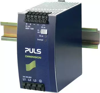 Puls QT20.241-C1 Hutschienen-Netzteil 3-phasig 24VDC 20A 480W (QT20.241-C1)