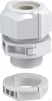 OBO Bettermann V-TEC TB25 Kabelverschraubung teilbar mit Gegenmutter 12-15mm (2024919)