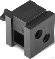 Hellermanntyton - Vp-s/6-7ins-dbl-pl-bk (20) Zweifacht&uuml;lle Halogenfrei Kunststoff