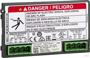 Schneider Electric EasyLogic PM2X30 Analog E/A-Modul 2 Eing&auml;nge / 2 Ausg&auml;nge (METSEPM2KANLGIO22)