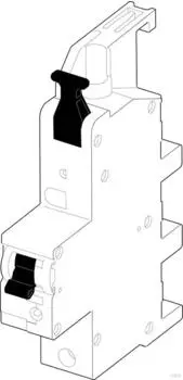 ABN SHU-Schalter 1-polig 20A Charakteristik E Phase L2 (XKS120L2-5)