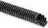 HellermannTyton IWS-14-N6-BK-L1 Wellrohr Schwarz 14,2mm 50m (169-22140)