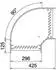 OBO Bettermann RB 90 130 Bogen 90° Edelstahl A2 (6036864)