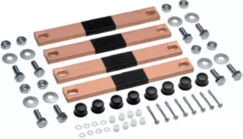Hager Sammelschienenverbinder 60mm 4-polig 30x5/10 f&uuml;r SK1+2 (UM05E)