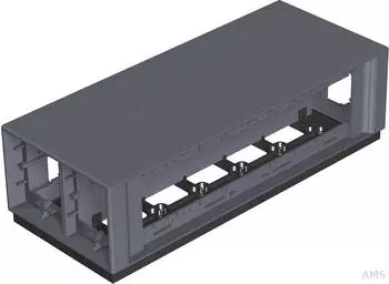 OBO Bettermann Telitank T12L Leergeh&auml;use 375x154x109mm RAL7011 Eisengrau (7408096)