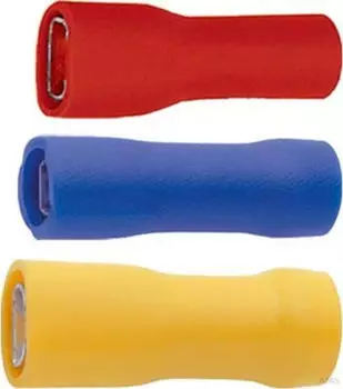 Klauke Flachsteckh&uuml;lse isoliert 1,5-2,5mm&sup2; blau, 100 St&uuml;ck (8303V)