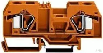 Wago 2-Leiter-Durchgangsklemme 16mm&sup2; Zugfeder orange (283-902)