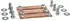 Hager CU-Schiene universal 30x5mm, L=135mm, 3-polig (UM30V)