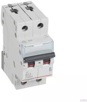 Legrand TX3 Leitungsschutzschalter B-Charakteristik 13A 2-polig 10kA 400VAC (404111)