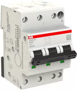 ABB SNX203-B32 Sicherungsautomat 3P+N 32A B-Charakteristik 6kA (2CSS256301R0325)