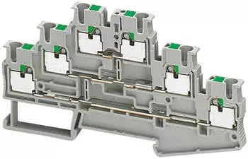 Schneider Electric Einsteckbare Reihenklemme 3-st&ouml;ckig 6-polig (NSYTRP26T)