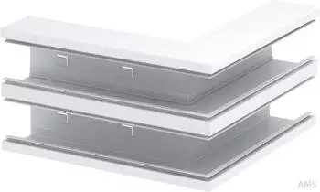 OBO Bettermann GS-DA90210RW Au&szlig;eneck symmetrisch 90x210mm Stahl reinwei&szlig; RAL 9010 (6278510)