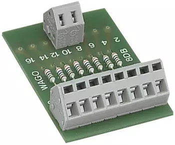Wago Bauteilmodul Widerstandsgatter 8x Widerstand 2,2k&Omega; (289-113)