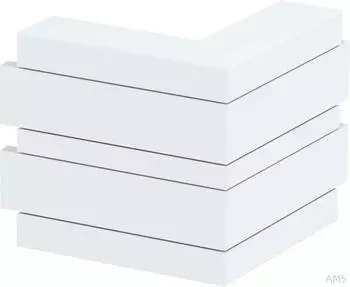 OBO Bettermann GA-AS53165RW Au&szlig;eneck Ger&auml;teeinbaukanal Aluminium, starre Form (6112610)