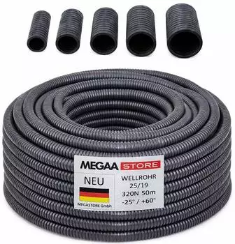 Megaastore Flexibles Leerrohr M20 320N 25 m