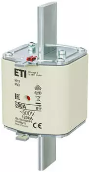 ETI NH-Sicherung NH3 gG 500A 500V (4186231)