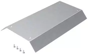 Hager Blinddeckel 2-seitig 45&deg; Stahlblech L400mm f&uuml;r AK 150x40mm (AKB41500402)