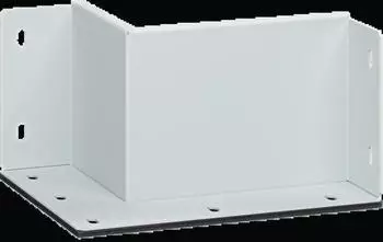Hager Wandanschlussst&uuml;ck 2-seitig 100x150mm wei&szlig; pulverbeschichtet (FWKP100150W2R9016)