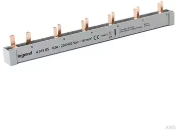 Legrand Stiftkammschiene Kombi 1P+N 16mm&sup2; 12TE f&uuml;r 1 FI 2p + 5 AFDD+LS (404985)