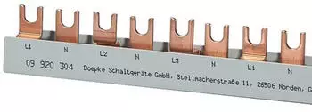 Doepke GM.3.54.130/16/N Sammelschiene 16mm&sup2; 3-phasig/N, 1m zuschneidbar (09920304)