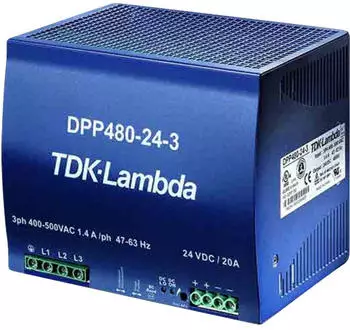 TDK-Lambda DPP480-24-3 Hutschienen-Netzteil 480W 24V 20A 3-Phasig (DPP480-24-3)