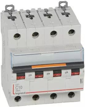 Legrand DX3 Leitungsschutzschalter C-Charakteristik 10A 4-polig 25kA (409793)