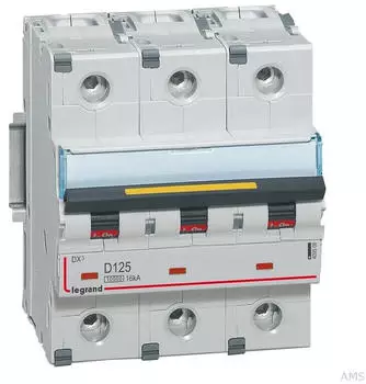 Legrand DX3 Leitungsschutzschalter D-Charakteristik 125A 3-polig 10kA (409508)