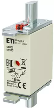 ETI KOMBI NH00C Sicherungseinsatz 125A gG/gL 500V (004181215)