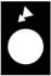 Schneider Electric Bezeichnungsschild 30x40mm schwarz, rückwärts/langsam-schnell, 10 Stück (ZB2BY2968)
