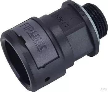 Fr&auml;nkische ASPA-23M25PB Click-Verschraubung Kunststoff schwarz M25x1,5 23mm (4890306600)