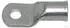 Klauke Rohrkabelschuh 150mm² feindrähtig für Cu-Leiter (710F10)