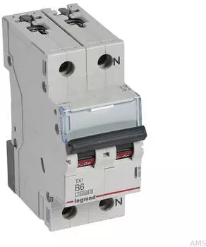 Legrand TX3 Leitungsschutzschalter B 6A 1P+N 10kA (404095)