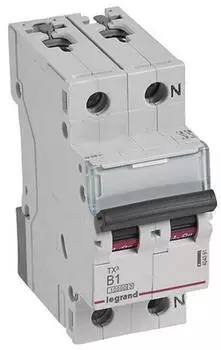 Legrand TX3 Leitungsschutzschalter B-Charakteristik 1A 1-polig+N 10kA 230VAC (404091)