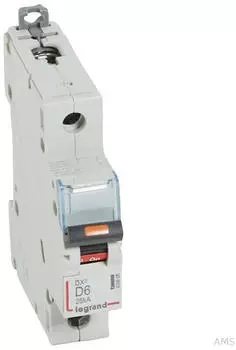 Legrand DX3 Leitungsschutzschalter D-Charakteristik 1-polig 6A 25kA (409805)