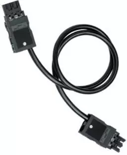 Hager Winsta Verbindungsleitung 3x2,5mm&sup2; 0,6m halogenfrei schwarz (GKWAD13006)