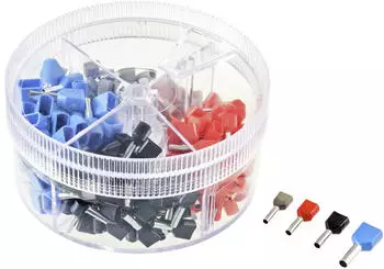 TRU Components Aderendhülsen-Sortiment 0.75–2.5mm² teilisoliert 200-tlg. (TC-11599332)