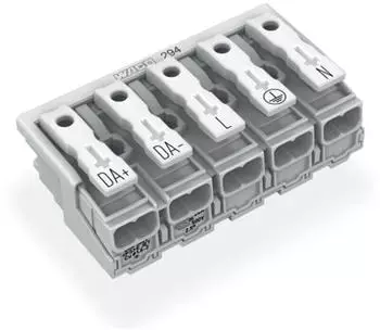 Wago Leuchtenanschlussklemme 5-polig 0.5-1.5mm&sup2; wei&szlig; (294-5035)