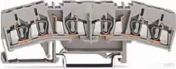 Wago Doppelstock-Durchgangsreihenklemme 2,5mm&sup2; grau (280-675)