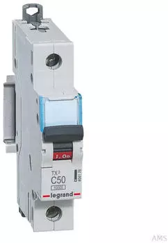 Legrand TX3 Leitungsschutzschalter C-Charakteristik 1-polig 50A 10kA (404176)