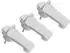 Meister Schutzkontaktstecker Winkelstecker flach weiß IP20 1,5mm² 3er-Set (7421090)